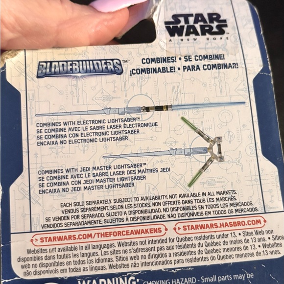 Star Wars Bladebuilders Darth Vader Extendable Lightsaber Toy - Picture 7 of 12